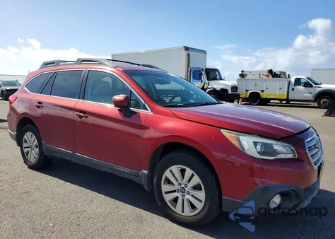 2015 Subaru Outback 2.5I Premium из США, поврежденный, VIN 4S4BSACC3F3309964